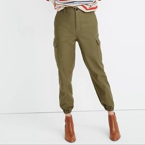 Madewell High Rise Cargo Fatigue Pants Jogger